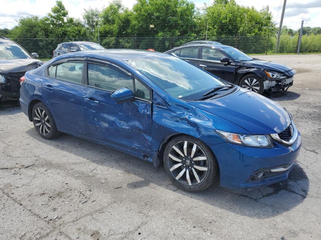 19XFB2F99FE063720 - 2015 HONDA CIVIC EXL ლურჯი ფოტო 4