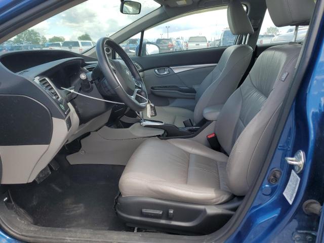 19XFB2F99FE063720 - 2015 HONDA CIVIC EXL ლურჯი ფოტო 7