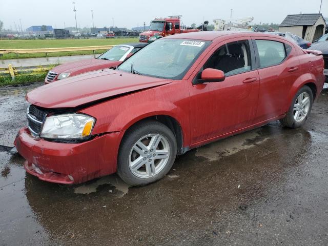 1B3CC5FB5AN216359 - 2010 DODGE AVENGER R/T RED photo 1