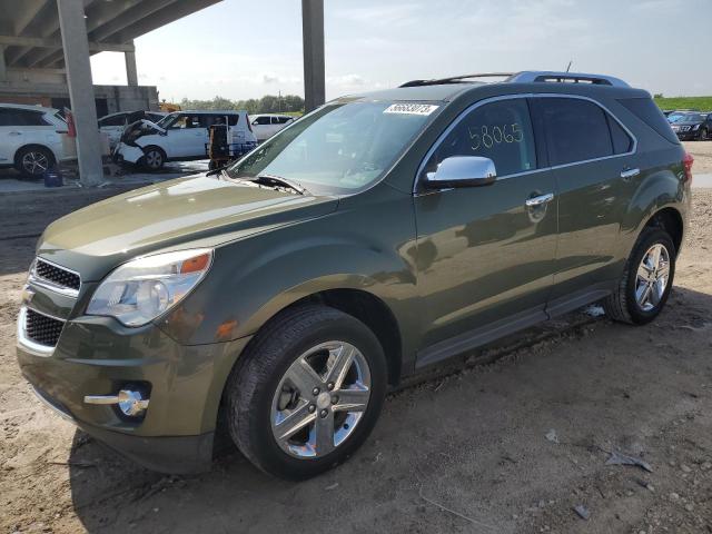 2GNALDEK8F6289259 - 2015 CHEVROLET EQUINOX LTZ GREEN photo 1