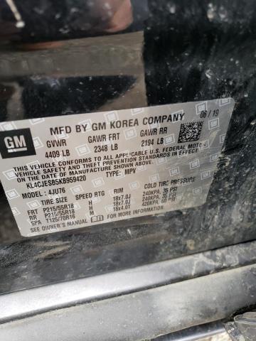 KL4CJESB5KB959420 - 2019 BUICK ENCORE PREFERRED Қара фото 13