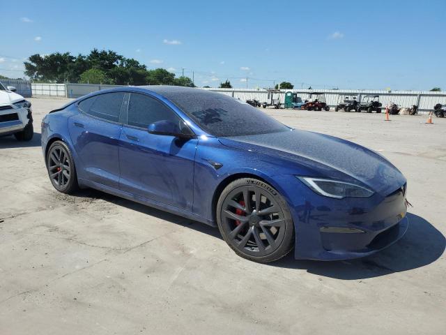 5YJSA1E60RF538074 - 2024 TESLA MODEL S 蓝色 照片 4