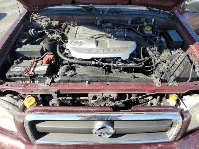 JN8DR09Y82W741887 - 2002 NISSAN PATHFINDER LE 勃艮第红 照片 11