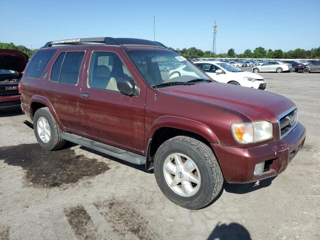 JN8DR09Y82W741887 - 2002 NISSAN PATHFINDER LE 勃艮第红 照片 4