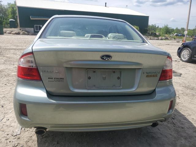 4S3BL616297227717 - 2009 SUBARU LEGACY 2.5I GREEN photo 6