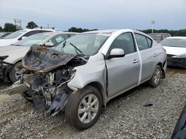 3N1CN7AP8EL868330 - 2014 NISSAN VERSA S SILVER photo 1