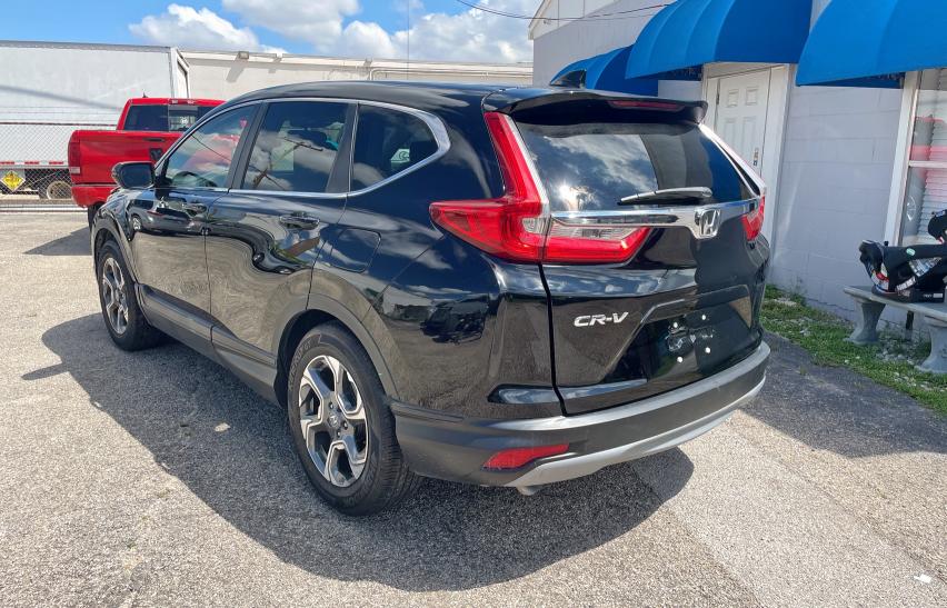 5J6RW1H54JA009785 - 2018 HONDA CR-V EX BLACK photo 3