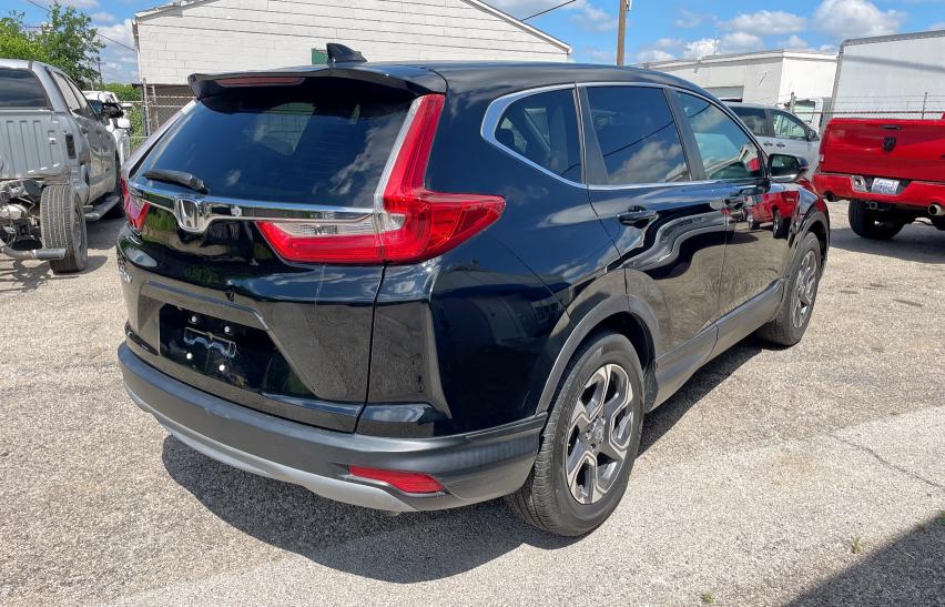 5J6RW1H54JA009785 - 2018 HONDA CR-V EX BLACK photo 4