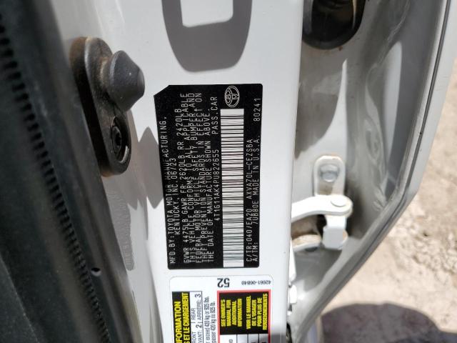 4T1G11AK4PU822655 - 2023 TOYOTA CAMRY SE NIGHT SHADE WHITE photo 12