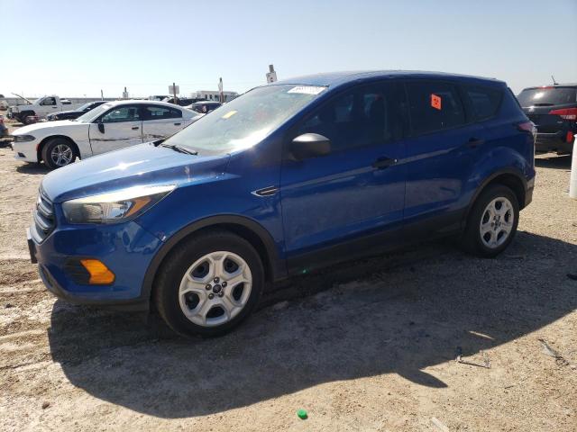 1FMCU0F72JUA54850 - 2018 FORD ESCAPE S BLUE photo 1