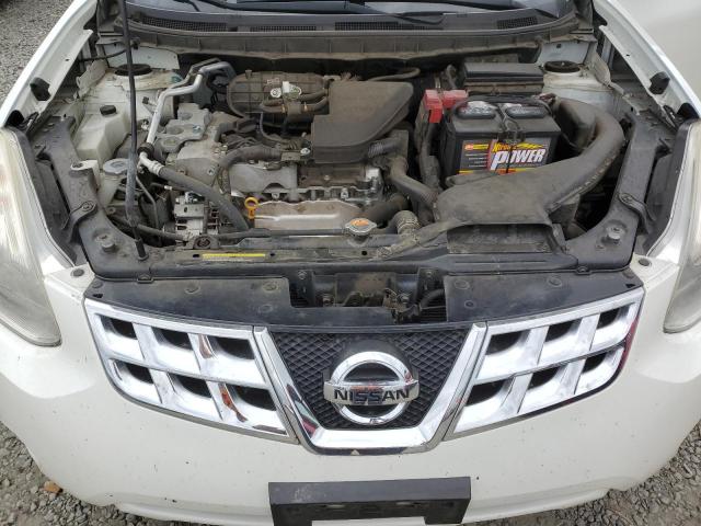 JN8AS5MV3DW607180 - 2013 NISSAN ROGUE S WHITE photo 12