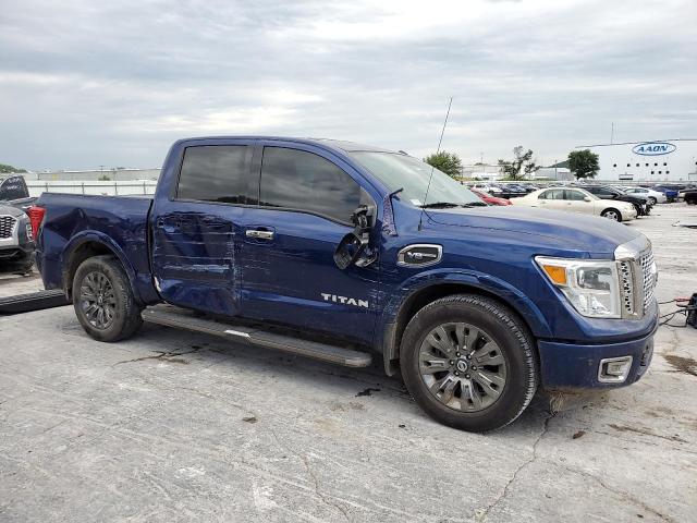 1N6AA1E67HN503587 - 2017 NISSAN TITAN SV BLUE photo 4