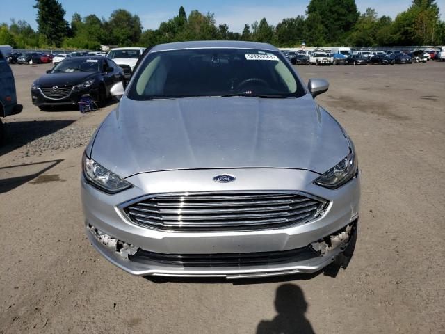 3FA6P0LU9JR235329 - 2018 FORD FUSION SE HYBRID GRAY photo 5