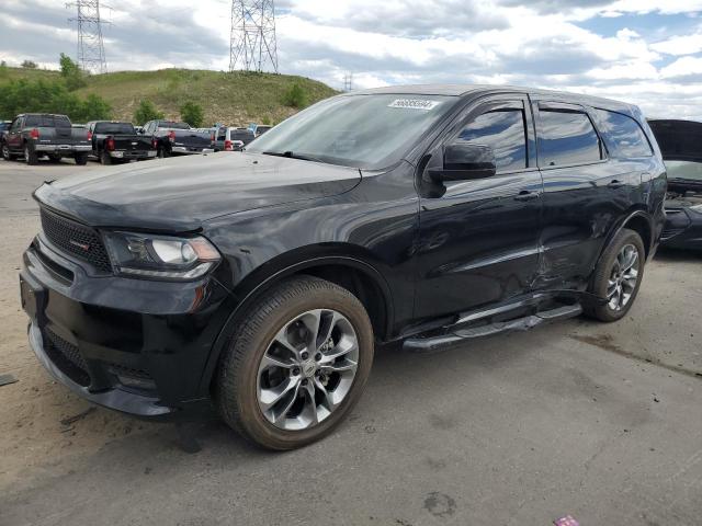 1C4RDJDG9KC711240 - 2019 DODGE DURANGO GT BLACK photo 1