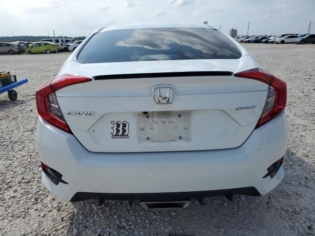 2HGFC2F88MH557400 - 2021 HONDA CIVIC SPORT WHITE photo 6