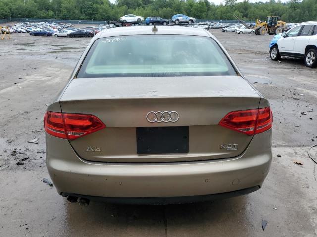 WAUSF78K59N039637 - 2009 AUDI A4 PREMIUM PLUS GOLD photo 6