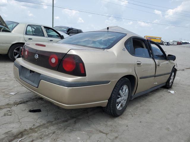 2G1WF55E359343708 - 2005 CHEVROLET IMPALA GOLD photo 3