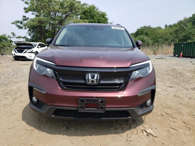 5FNYF6H27NB084403 - 2022 HONDA PILOT SE BURGUNDY photo 5