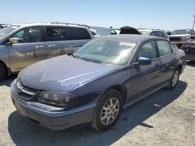 2G1WF55E4Y9220620 - 2000 CHEVROLET IMPALA BLUE photo 1