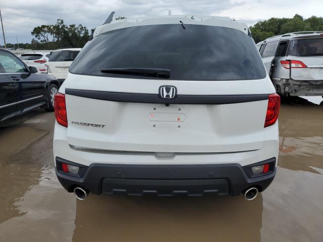 5FNYF7H5XNB005211 - 2022 HONDA PASSPORT EXL WHITE photo 6