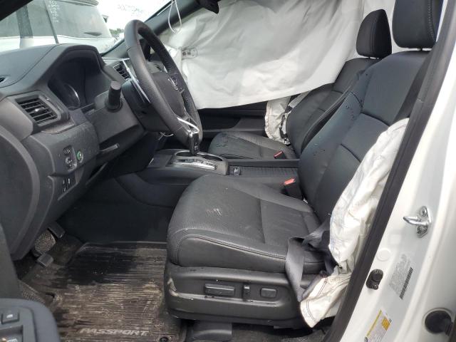 5FNYF7H5XNB005211 - 2022 HONDA PASSPORT EXL WHITE photo 7