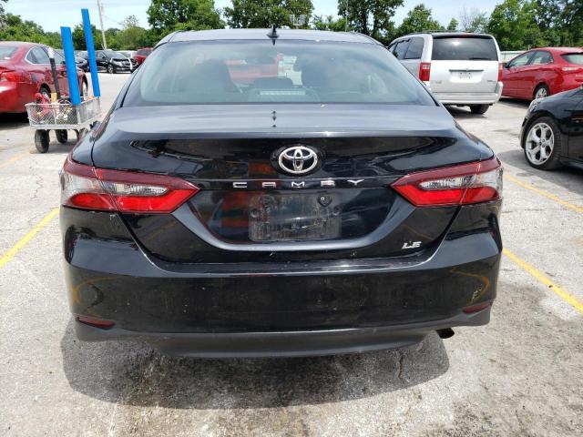 4T1C11AKXNU681232 - 2022 TOYOTA CAMRY LE BLACK photo 6