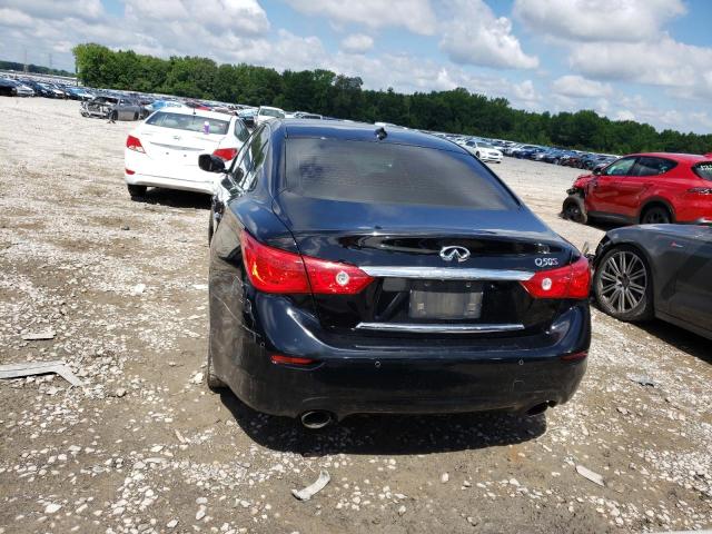 JN1BV7AP0EM671105 - 2014 INFINITI Q50 BASE BLACK photo 6