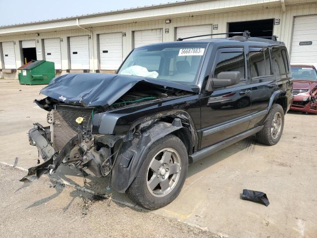 1J8HG48K68C111747 - 2008 JEEP COMMANDER SPORT BLACK photo 1