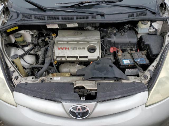 5TDZA23C26S390952 - 2006 TOYOTA SIENNA CE SILVER photo 12