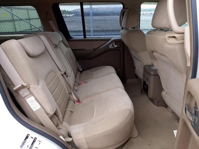 5N1AR18W85C736291 - 2005 NISSAN PATHFINDER LE თეთრი ფოტო 6