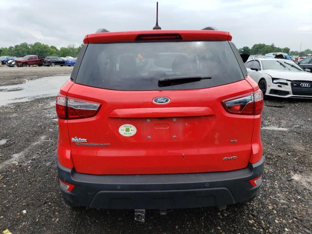 MAJ6P1UL2JC209598 - 2018 FORD ECOSPORT SE Կարմիր լուսանկար 6