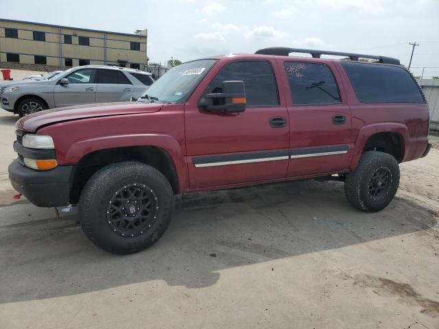 3GNEC16Z64G276538 - 2004 CHEVROLET SUBURBAN C1500 RED photo 1