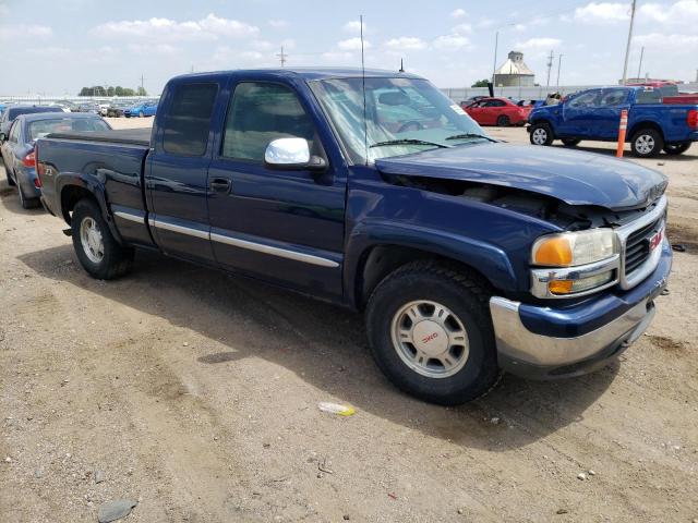 2GTEK19T511313294 - 2001 GMC NEW SIERRA K1500 BLUE photo 4