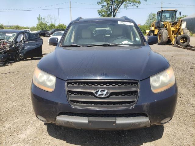 5NMSG73E69H233933 - 2009 HYUNDAI SANTA FE GL BLUE photo 5