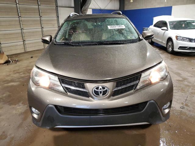 JTMRFREV6D5024200 - 2013 TOYOTA RAV4 XLE GRAY photo 5