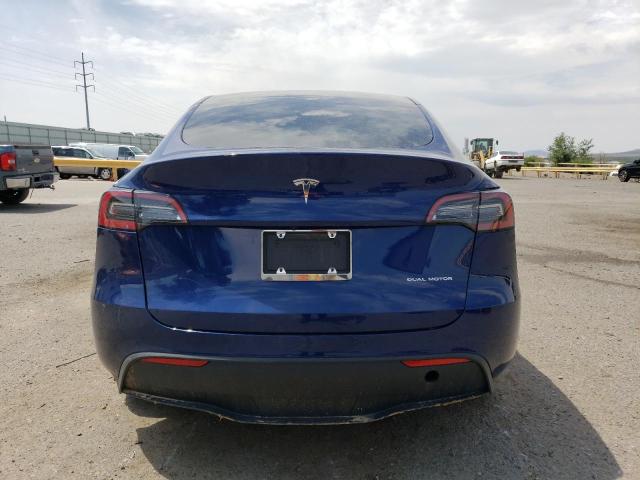 7SAYGDEE9NF456780 - 2022 TESLA MODEL Y BLUE photo 6