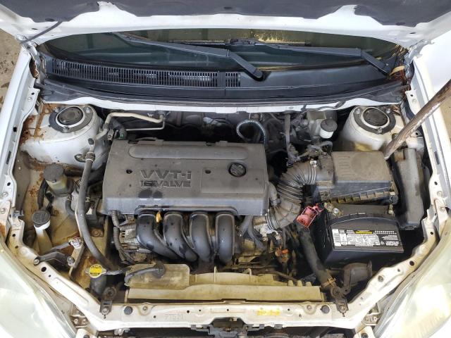 2T1KR32E36C610787 - 2006 TOYOTA COROLLA MA XR WHITE photo 11
