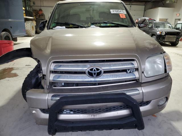 5TBDT44165S494221 - 2005 TOYOTA TUNDRA DOUBLE CAB SR5 TAN photo 5