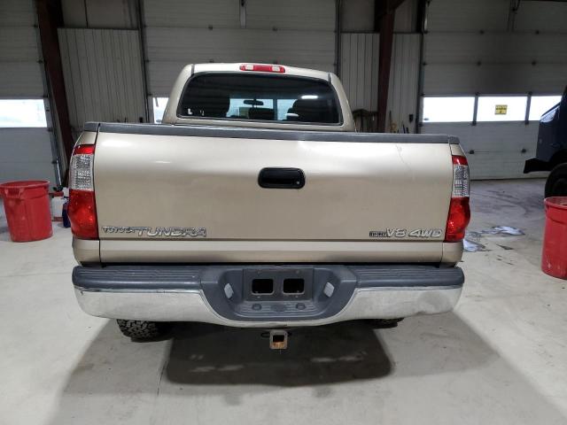 5TBDT44165S494221 - 2005 TOYOTA TUNDRA DOUBLE CAB SR5 TAN photo 6