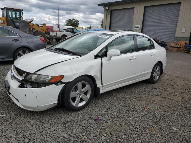 1HGFA16828L084053 - 2008 HONDA CIVIC EX WHITE photo 1