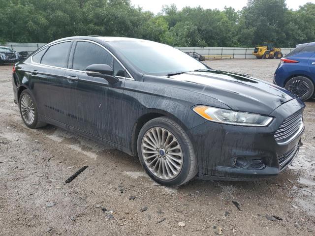 3FA6P0K98ER257700 - 2014 FORD FUSION TITANIUM BLACK photo 4