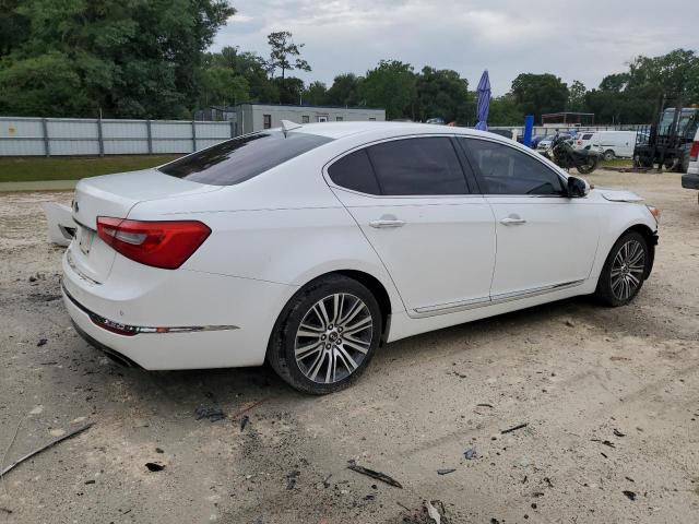 KNALN4D75E5138198 - 2014 KIA CADENZA PREMIUM WHITE photo 3