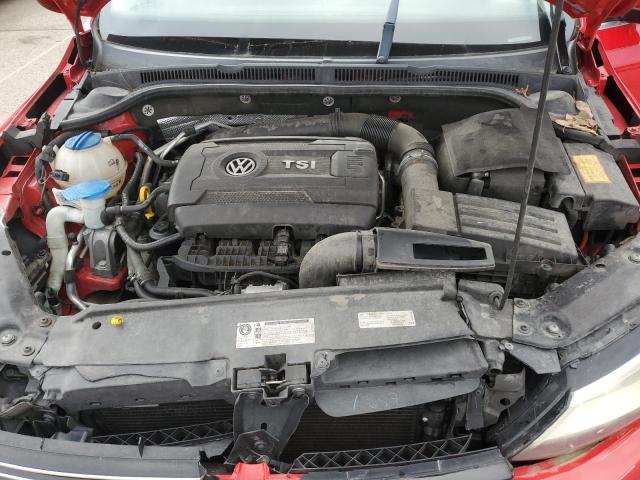 3VWD07AJ5EM436622 - 2014 VOLKSWAGEN JETTA SE RED photo 11