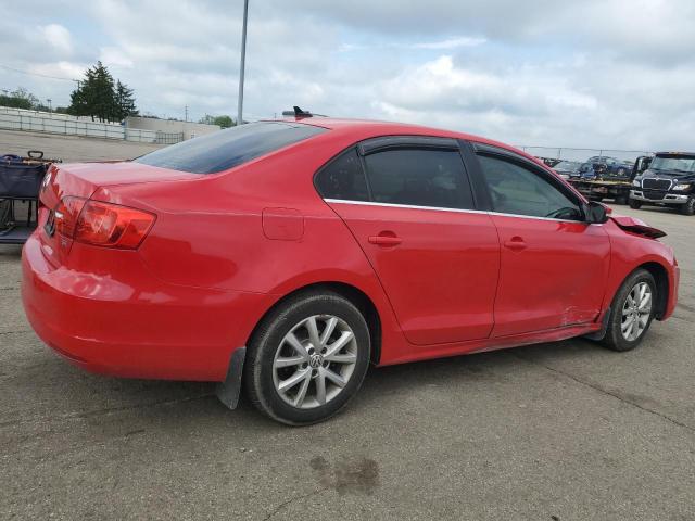 3VWD07AJ5EM436622 - 2014 VOLKSWAGEN JETTA SE RED photo 3
