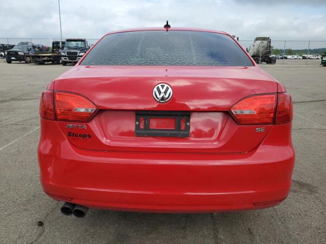 3VWD07AJ5EM436622 - 2014 VOLKSWAGEN JETTA SE RED photo 6
