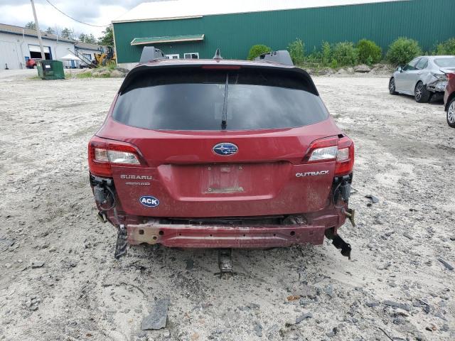 4S4BSANC1K3293996 - 2019 SUBARU OUTBACK 2.5I LIMITED RED photo 6