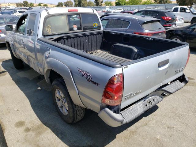 5TETU62NX6Z312090 - 2006 TOYOTA TACOMA PRERUNNER ACCESS CAB GRAY photo 2