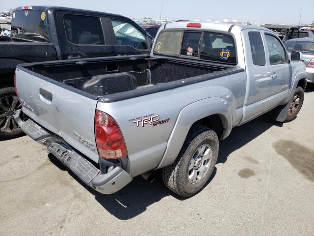 5TETU62NX6Z312090 - 2006 TOYOTA TACOMA PRERUNNER ACCESS CAB GRAY photo 3