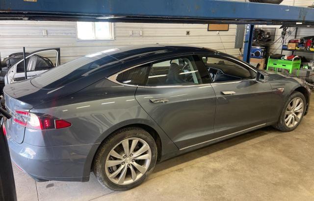 5YJSA1H19EFP37263 - 2014 TESLA MODEL S SILVER photo 4