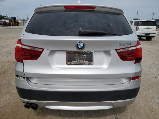 5UXWX9C5XD0A12424 - 2013 BMW X3 XDRIVE28I SILVER photo 6